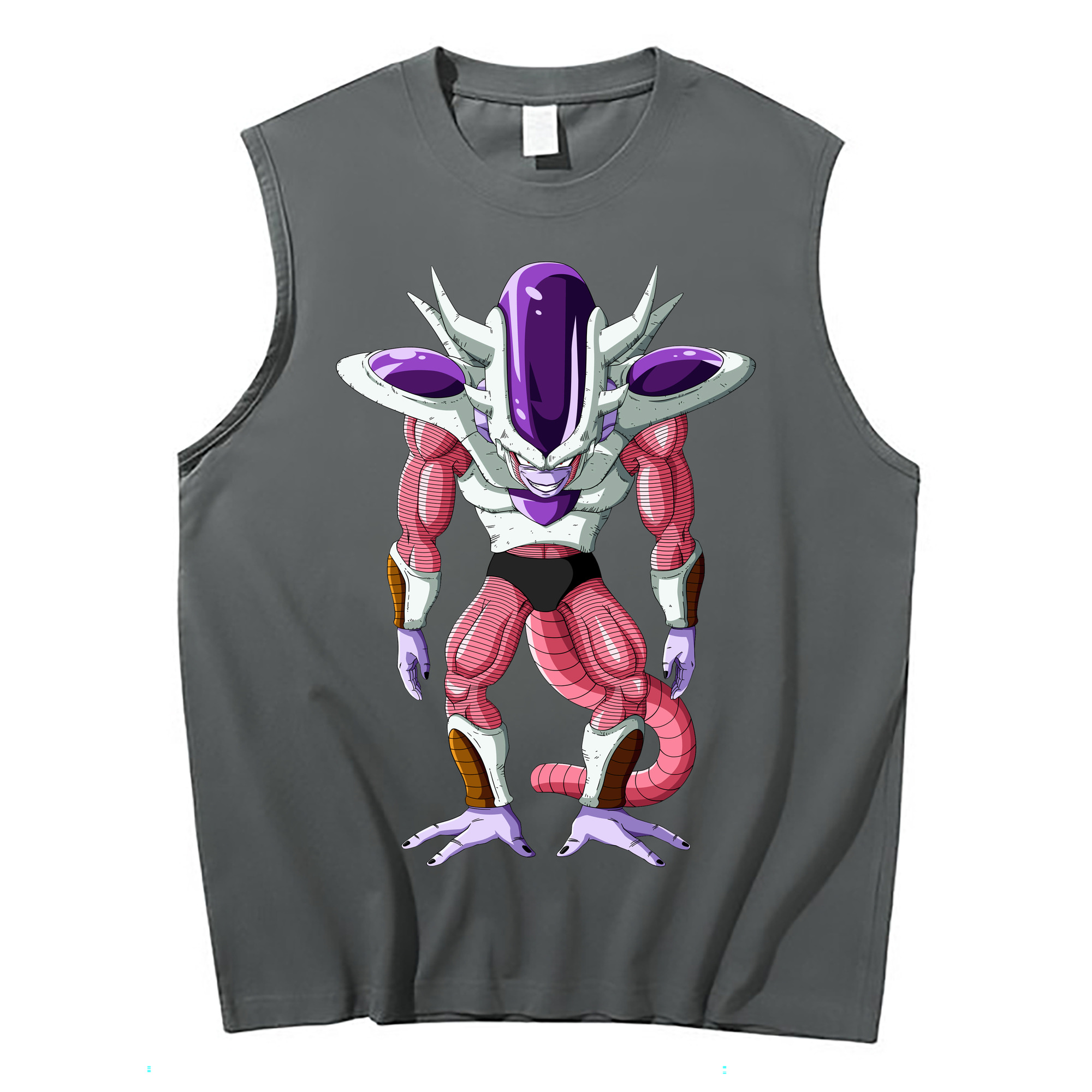 （画像用） ドラゴンボール フリーザ DRAGON BALL Frieza コットン100％タンクトップ（フロントプリント）